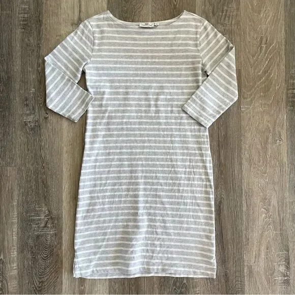 Vineyard Vines Gray/White Striped Dress - Size: XS - Picture 6 of 6